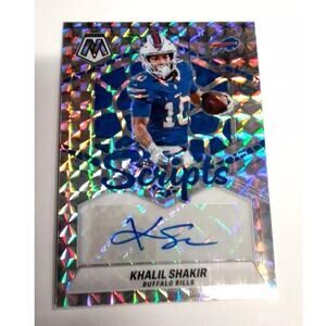 KHALIL SHAKIR 2024 Panini Mosaic - Scripts #SC-KSH AUTOGRAPHED